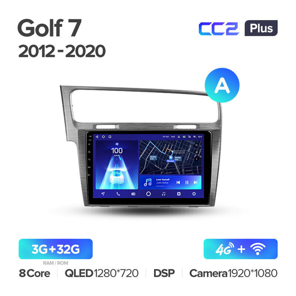 Teyes CC2 Plus 10.2" для Volkswagen Golf 2012-2020