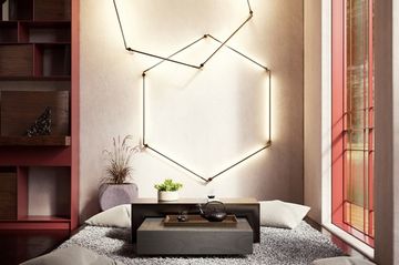SLIM HEXAGON WALL LAMP