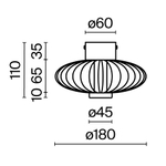 Настенный светильник (бра) Maytoni MOD555WL-L3G3K