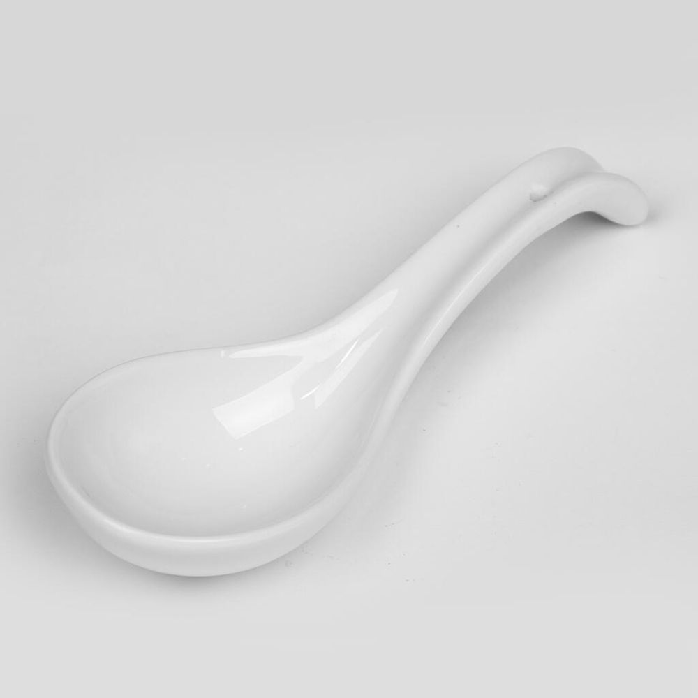 Ложка для мисосупа 15 см белая фарфор P.L. Proff Cuisine [10]