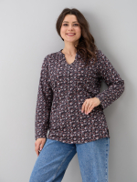 Блузка БЛ-22/серый-терракответочка