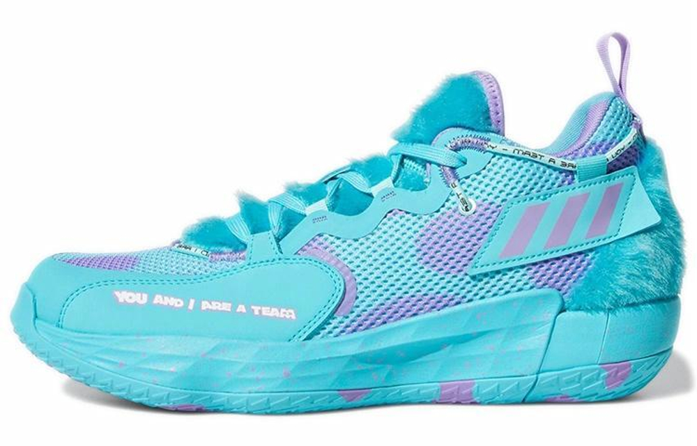 Кроссовки Monsters X Adidas Dame 7 Extply "Sulley"