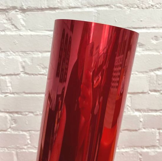 Пленка Metal fase red 0,92х20м красная хромированная