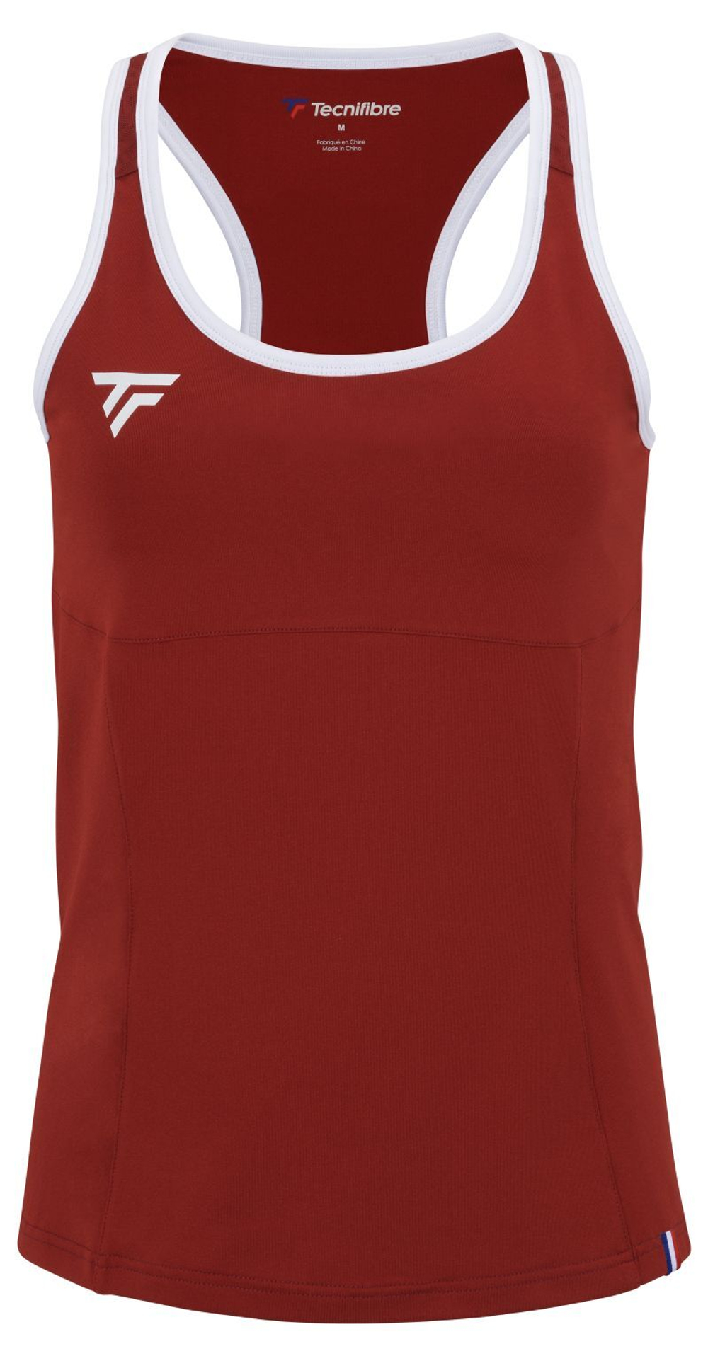 Женский топ теннисный Tecnifibre Team Tank-Top - красный