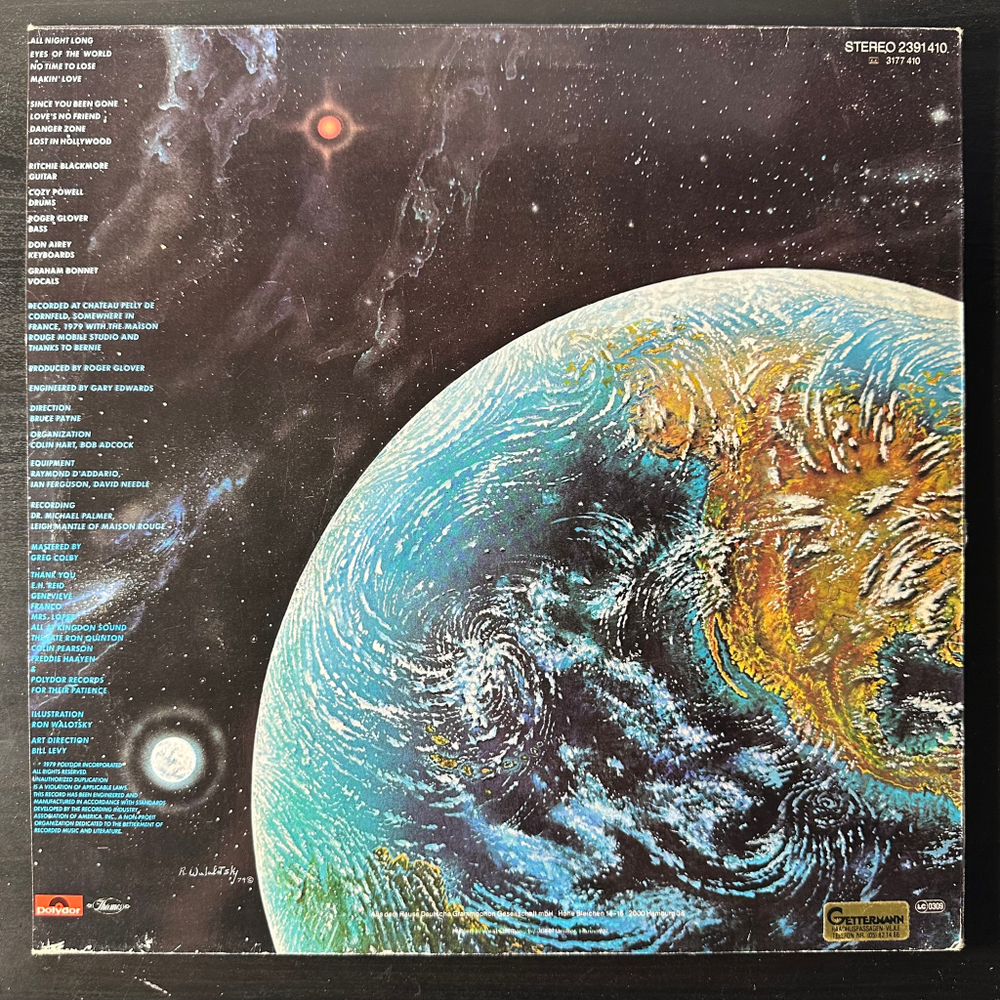 Rainbow - Down To Earth (Германия 1979г.)