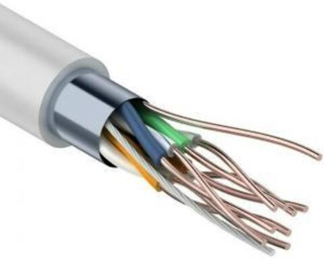 Кабель FTP 4PR 24AWG  Cu  CAT5E PVC серый 305м Tantos