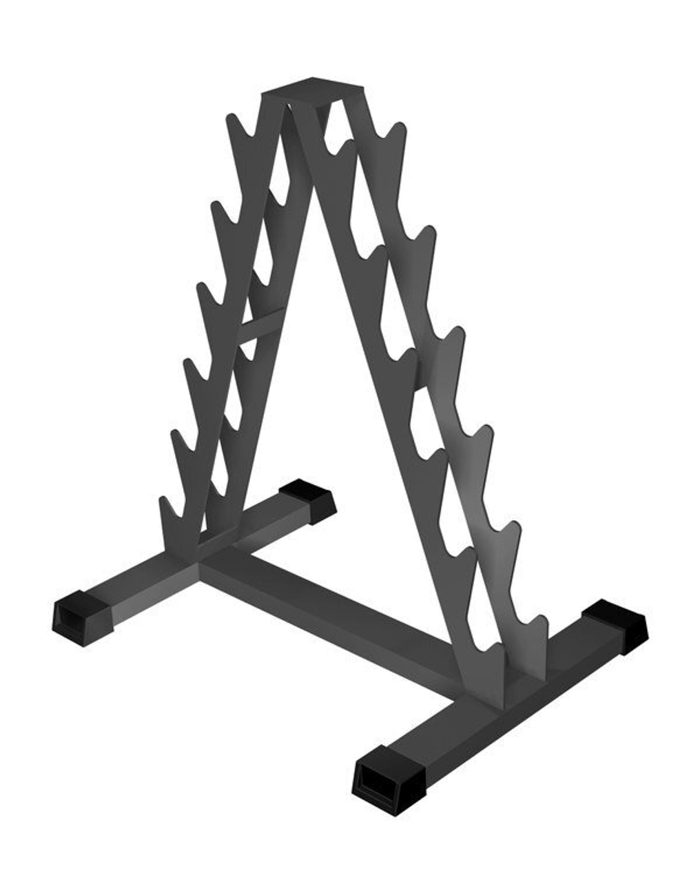 Стойка для гексоганальных гантель на 6 пар Серый