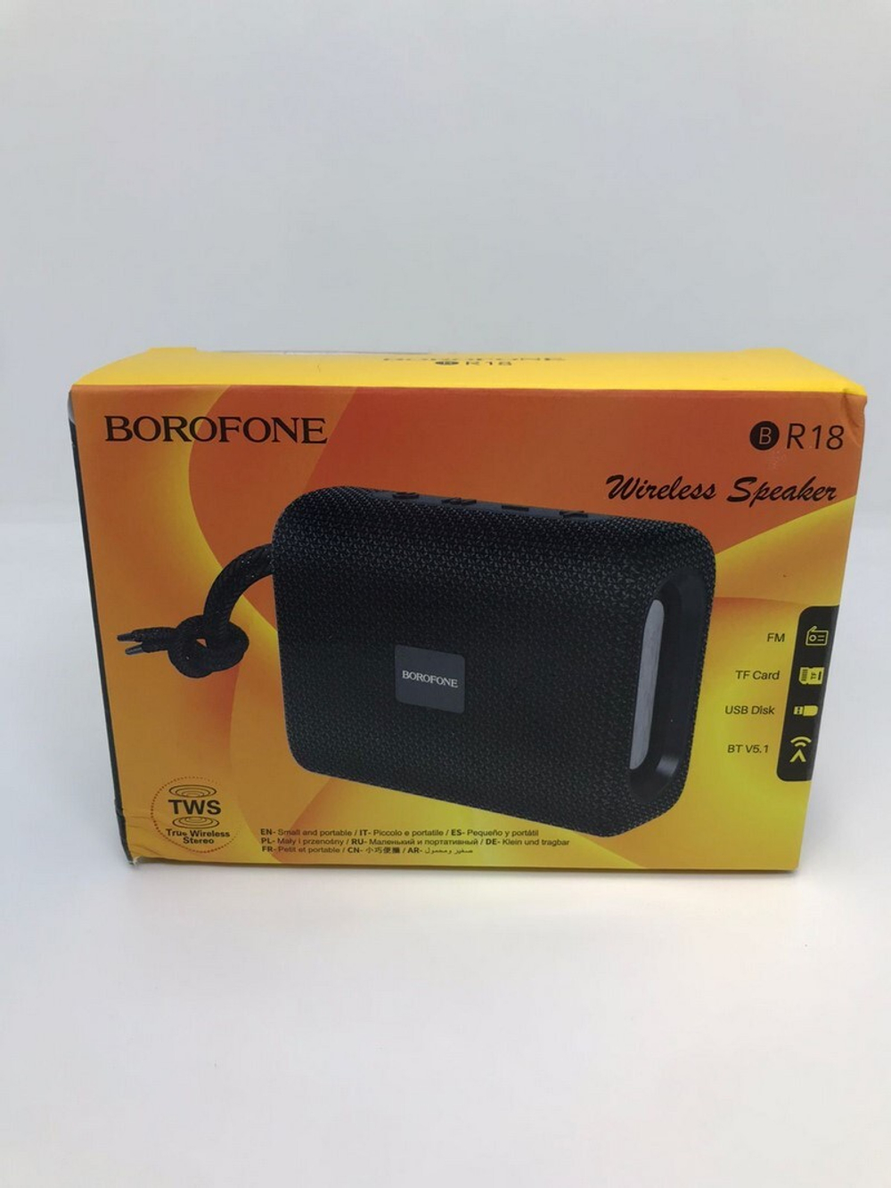 Колонка - Bluetooth BOROFONE BR18 (черный)