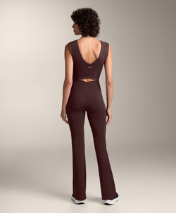 Oysho Топ Comfortlux, шоколадно-коричневый