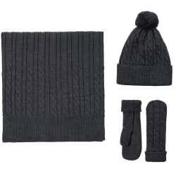 Шарф Heat Trick, темно-серый меланж