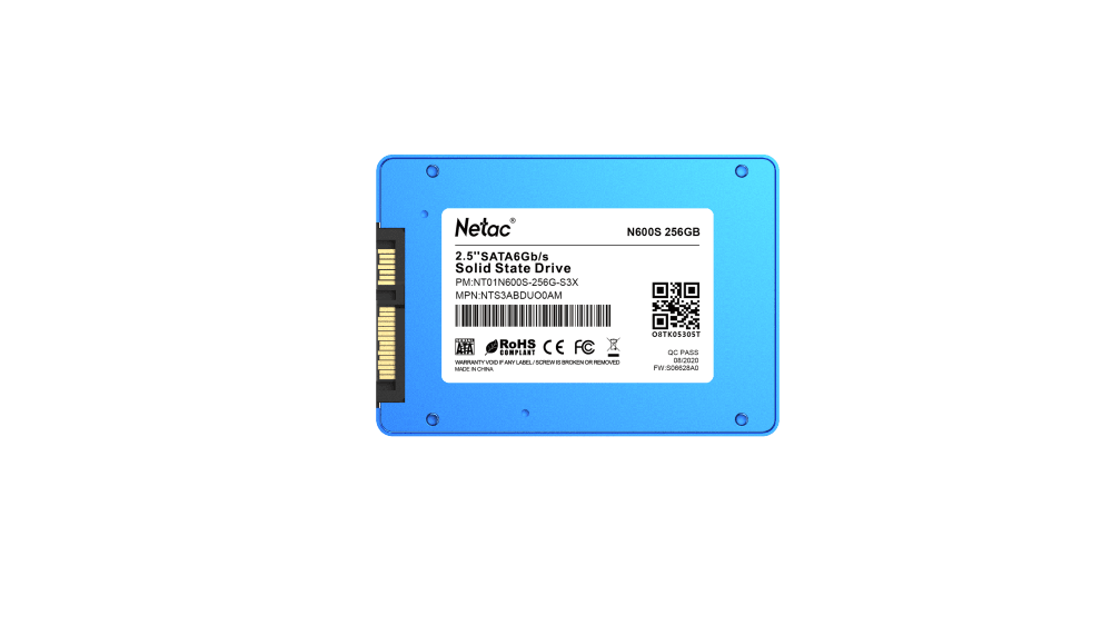 Твердотельный накопитель Netac SSD N600S 2.5 SATAIII 256GB