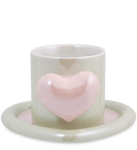 GAEM Art MUG-415/3 Чайная пара «Сердце»
