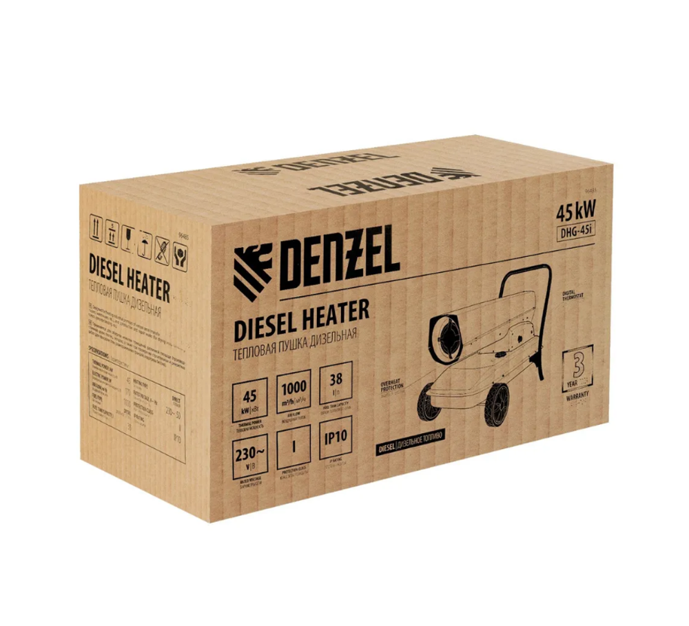 Дизельная тепловая пушка Denzel DHG-45i