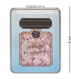 WW-112/2 Зеркало прямоугольное с плавающими блестками «Парфюм»