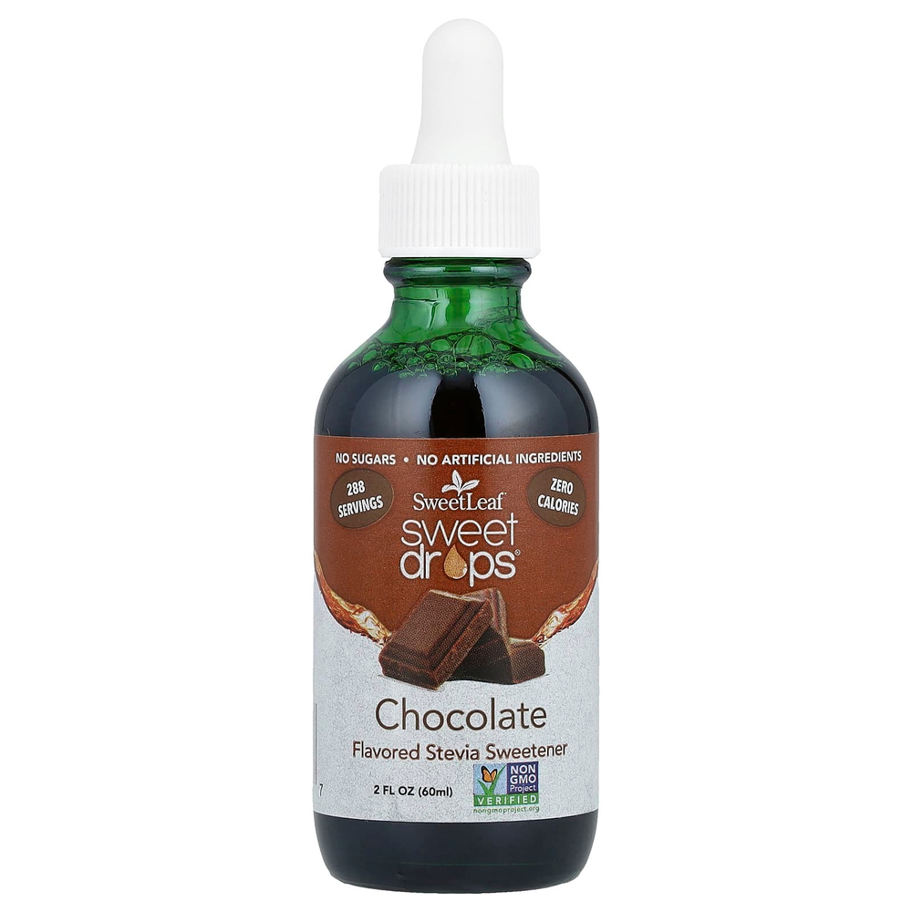 SweetLeaf Stevia, Sweet Drops ™, шоколад, 60 мл (2 жидк. Унции)