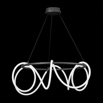 Люстра подвесная с пультом 68W 3000K-5500К CL220281 чёрный Python Citilux