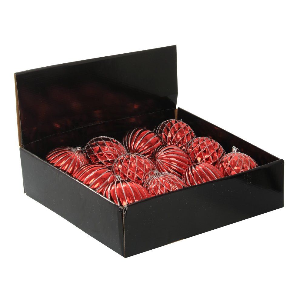 GAEM Набор из 12шт Украшение новогоднее Шар "Золотой наряд", D 10 см, L44 W34 H11 см