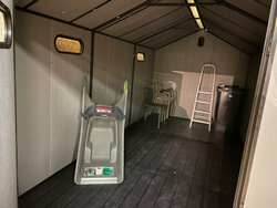 Пластиковый сарай Black Fox Summit 8x16 light grey/anthracite