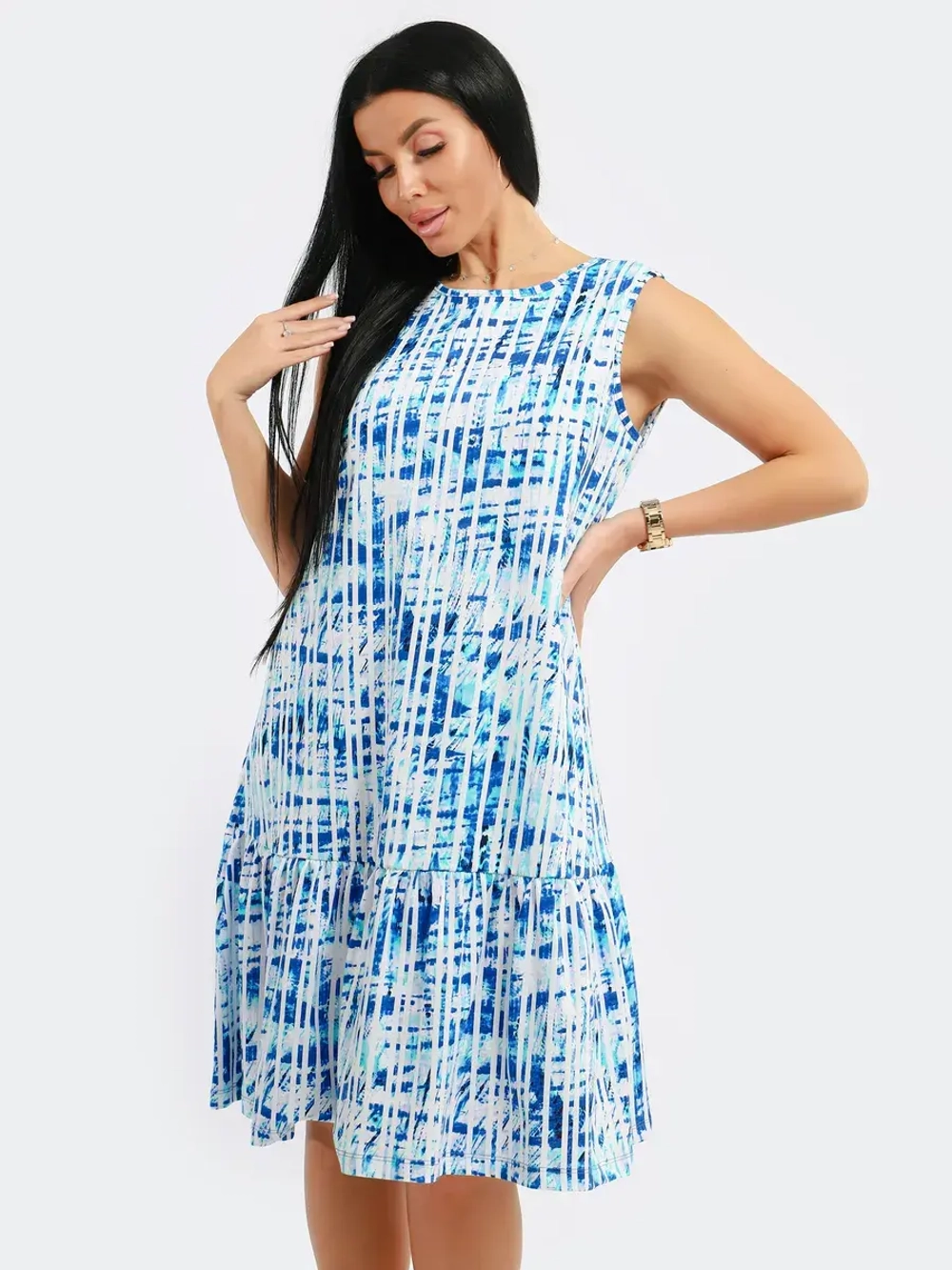 Платье свободное летнее