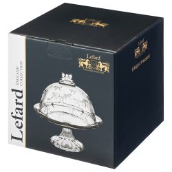 БЛЮДО "VENEZIA" С КРЫШКОЙ НА НОЖКЕ 20*22 СМ