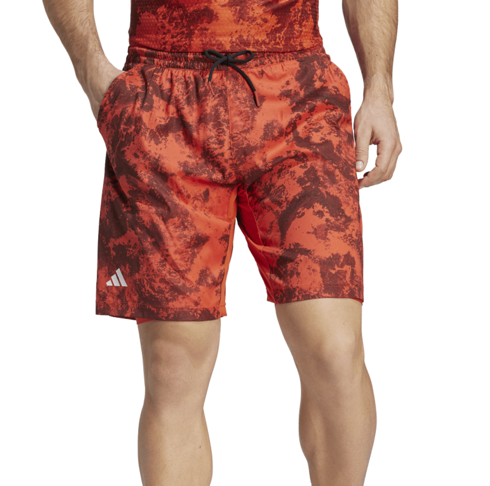 Мужские теннисные шорты Adidas Paris Heat.Rdy 2in1 Shorts - preloved red