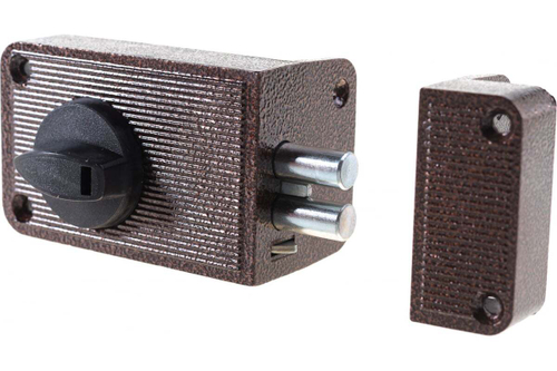 Замок Накладной зенит медь