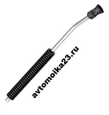 Копье с защитой форсунки L=500 mm (изогнутое), 1/4внеш, оцинк.сталь (КНР)