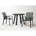 Стол обеденный Bergenson Bjorn Leif, 90 см, темно-серый