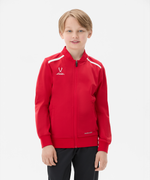 Олимпийка DIVISION PerFormDRY Pre-match Knit Jacket, красный, детский