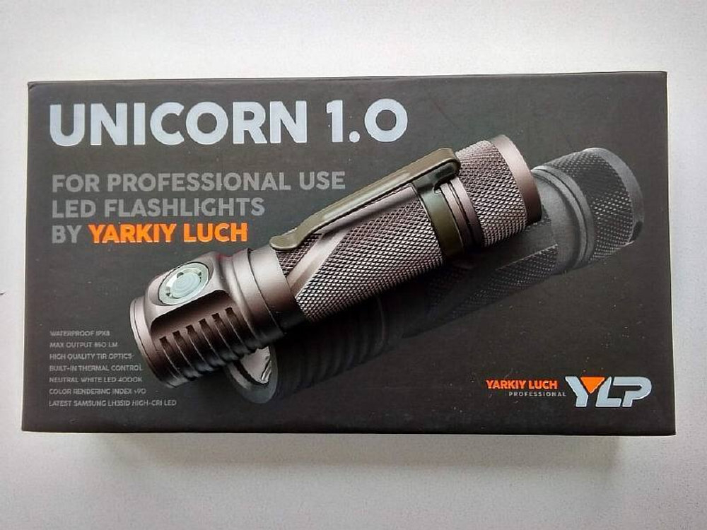 Фонарь ЯРКИЙ ЛУЧ YLP Unicorn 1.0