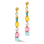 Серьги-пусеты Coeur de Lion Multicolour Spring 5089/21-1527 цвет мультиколор