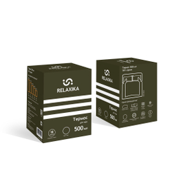 Термос для еды Relaxika 301 (0,5 литра), хаки