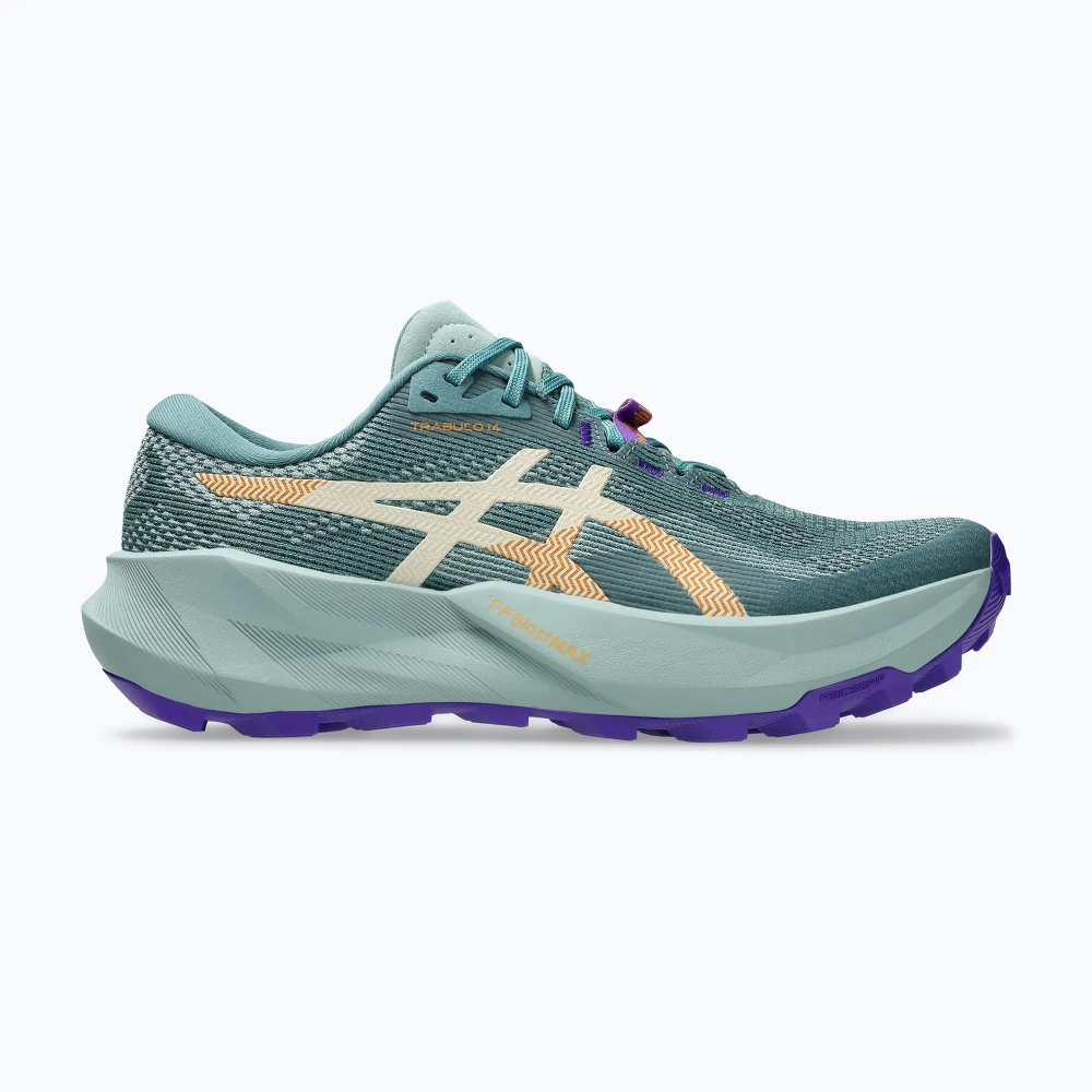 Женские Кроссовки для бега ASICS Trabuco 14 foggy teal/radiant amethyst