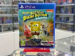PS4 Губка Боб / SpongeBob SquarePants: Battle For Bikini Bottom Rehydrated Б/У CUSA-14909 (Русские субтитры)