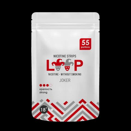 LOOP JOKER МАЛИНА НИКОТИНОВЫЕ ПЛАСТИНКИ (12 МГ) - МАЛИНА