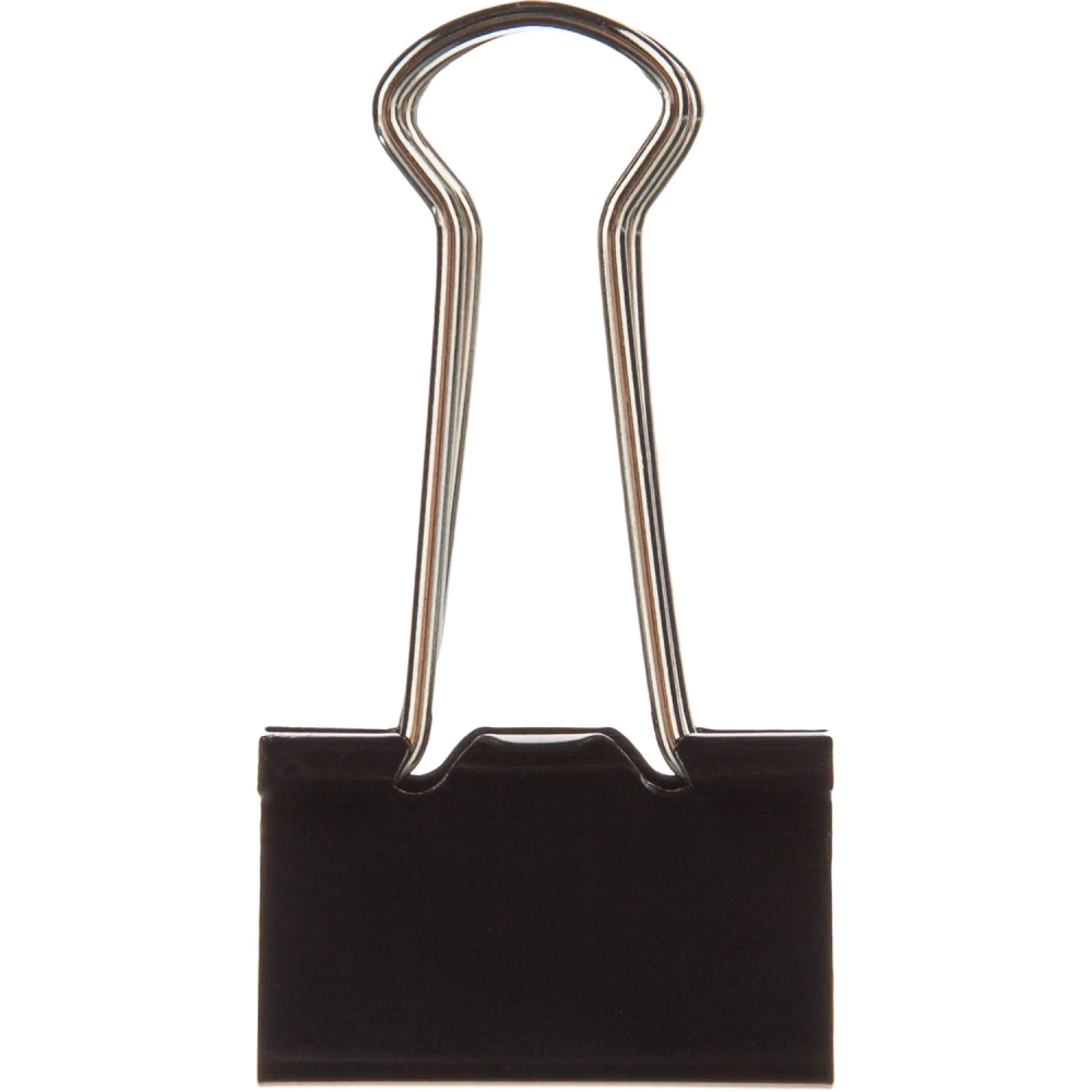 Зажимы для бумаг Выбор есть (Attache Economy) 15 мм чёрные (12 штук в упаковке)