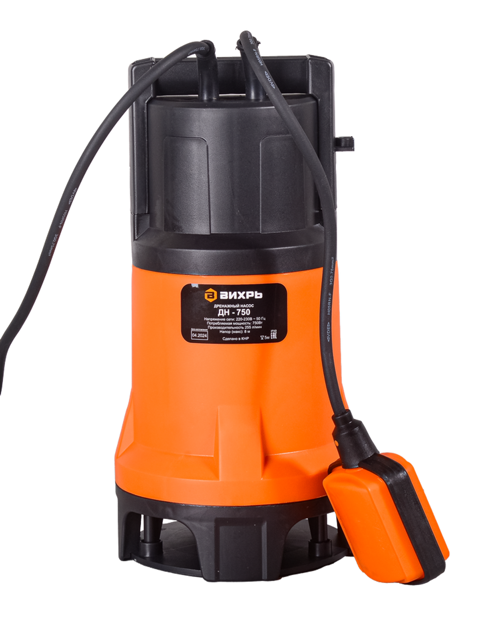 Дренажный насос Вихрь ДН-750
