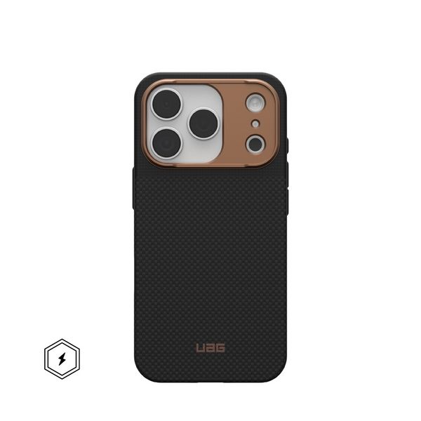 Чехол Uag Fibr Armr Kevlar Case для iPhone 17 Pro, Графит/Бронзовый | Kevlar Graphite/Bronze