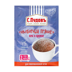 Мучная смесь С.Пудовъ кекс в кружке, пряник имбирный, 70 г