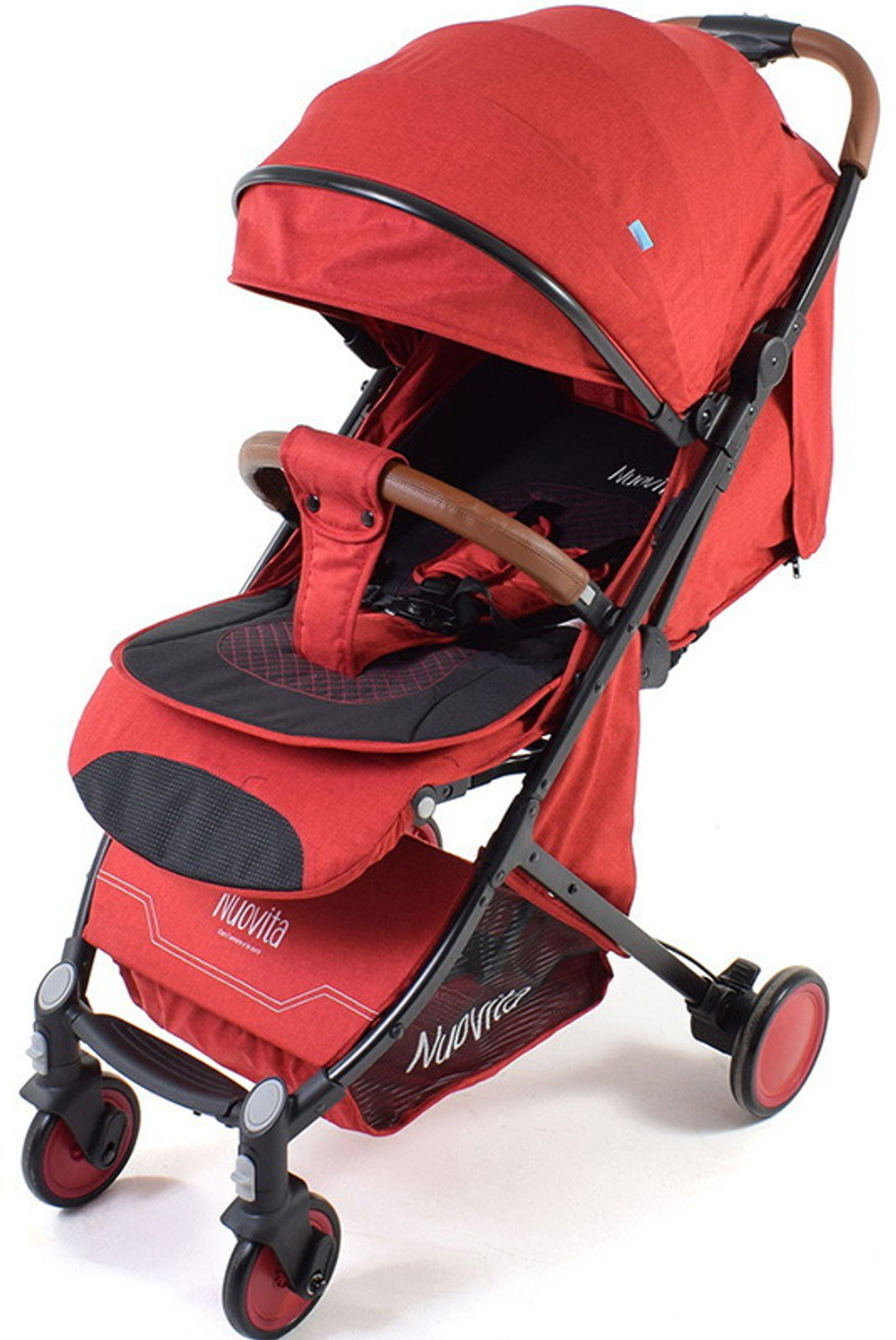 Прогулочная коляска Nuovita Giro Rosso, Nero / Красный, Черный
