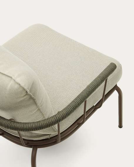 Уличное кресло Salguer, зеленое/коричневое