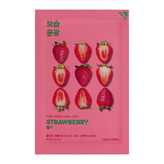 Тканевая маска с экстрактом клубники HOLIKA HOLIKA Pure Essence Mask Sheet Strawberry