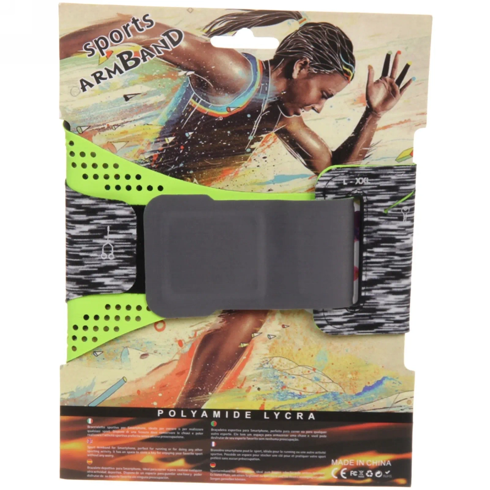 Чехол спортивный для телефона на руку «Victory» (для телефона 6»), микс