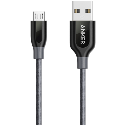 Кабель Anker PowerLine+ Micro-USB 0.9 м, Gray (Серый)