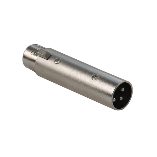 INVOTONE AD355 - переходник 3P XLR папа, 3P XLR мама, корпус металл