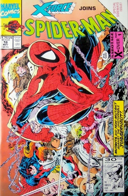 Комикс X-Force joins Spider-Man #16