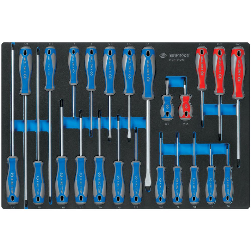 KING TONY (934-235MRV) Набор инструментов "EFFORT" в красной тележке, 235 предметов