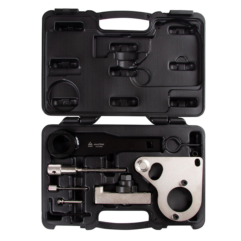 МАСТАК (103-21809C) Набор фиксаторов распредвала / коленвала, Renault/Nissan/Opel, кейс, 9 предметов