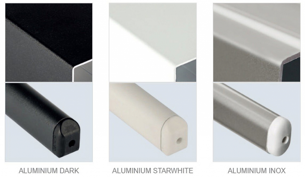 Зонт профессиональный Scolaro Galileo Dark, антрацит, слоновая кость