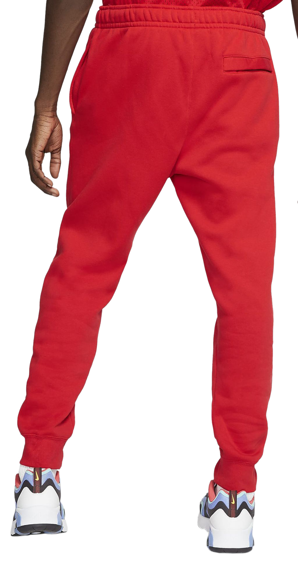 Мужские теннисные штаны Nike Sportswear Club Fleece M - university red/uniwersity red/white